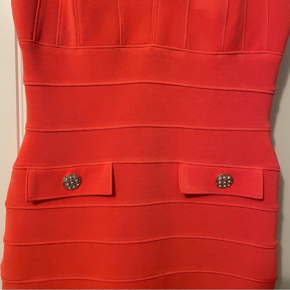 Vintage Etoile Coral 2 Piece Set Dress and Crop Jacket - Picture 9 of 16